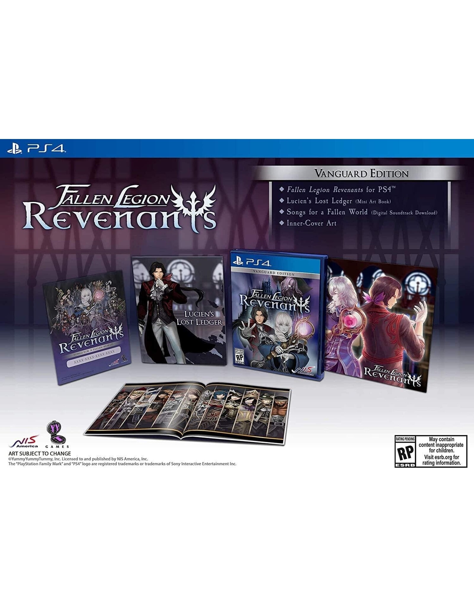 Playstation 4 Fallen Legion Revenants Vanguard Edition - NO DLC (Used)