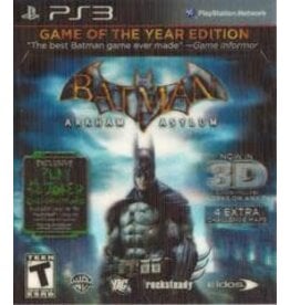 Playstation 3 Batman: Arkham Asylum Game of the Year Edition (Used)