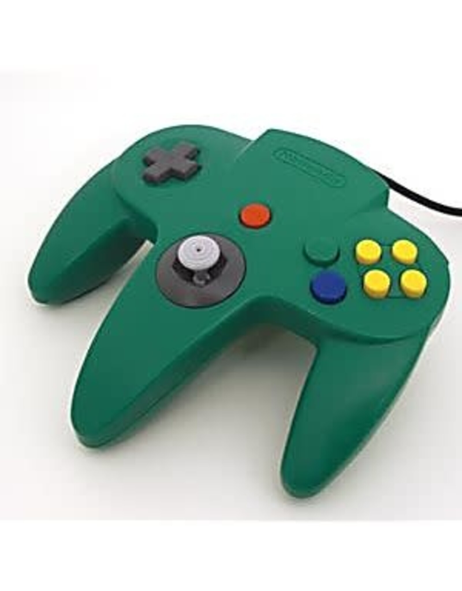 Nintendo 64 N64 Nintendo 64 Controller with New Joystick- Green, OEM (Used)