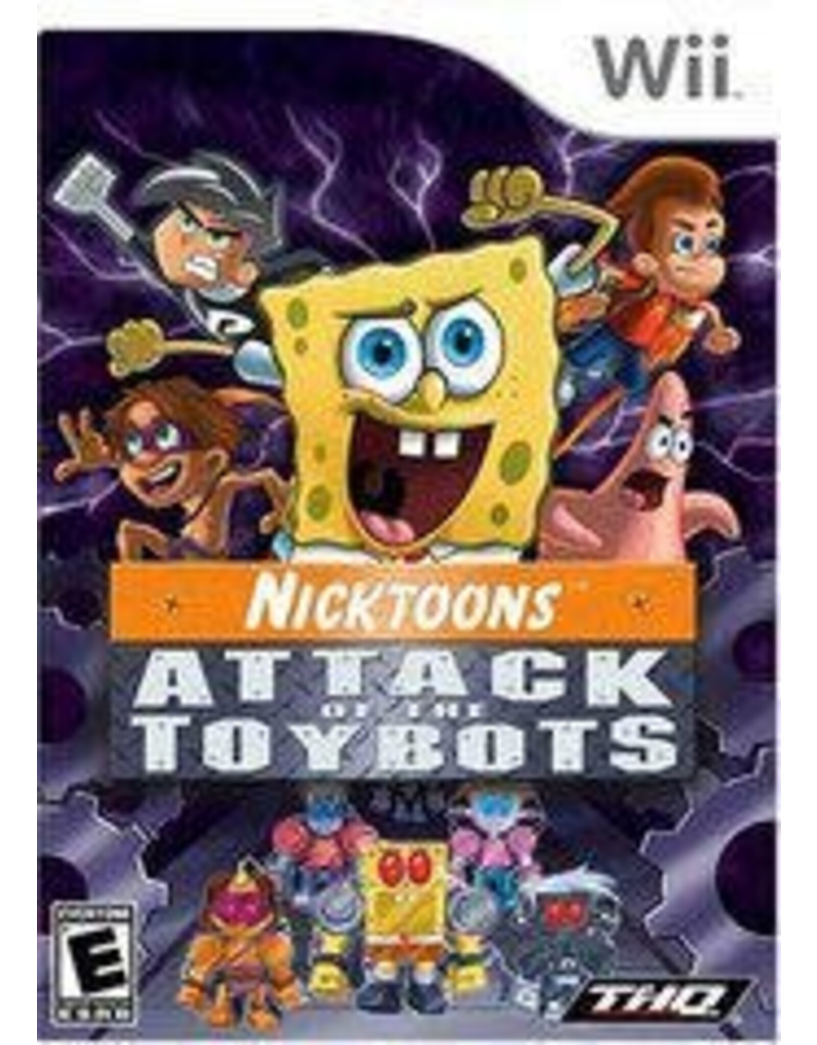 Wii Nicktoons Attack of the Toybots (Used, Cosmetic Damage)