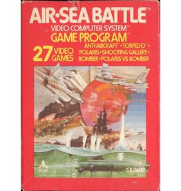 Atari Air Sea Battle - Text Label (Used, Cart Only, Cosmetic Damage)