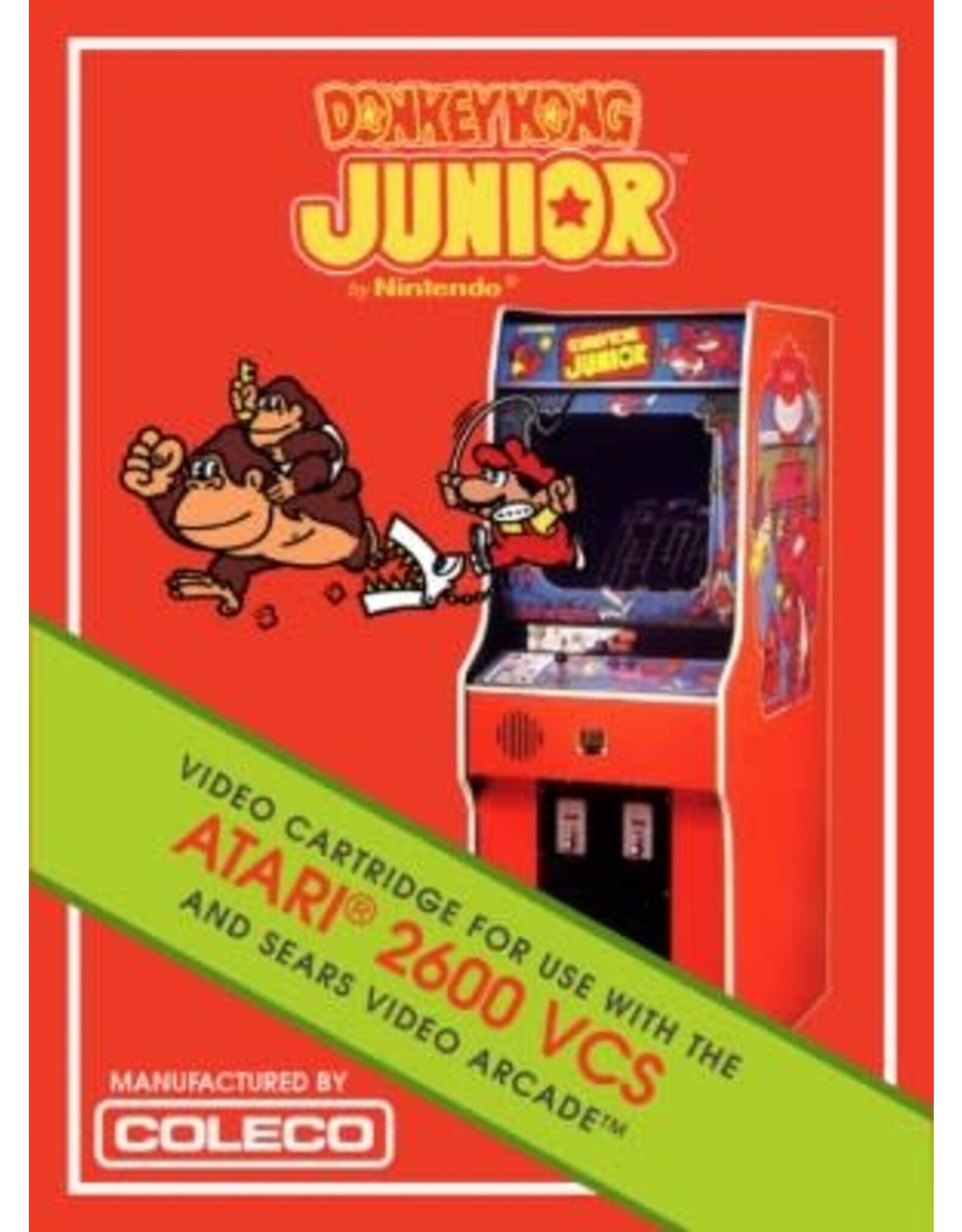 Atari Donkey Kong Junior - Coleco Label (Used, Cart Only, Cosmetic Damage)