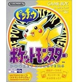 Game Boy Pokemon Yellow (Used, Cart Only, Cosmetic Damage, JP Import)
