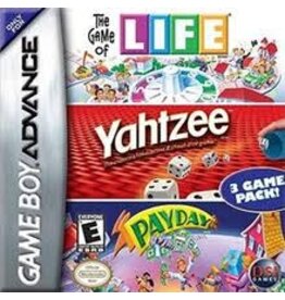 Game Boy Advance Life/Yahtzee/Payday (Used, Cart Only)