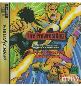 Sega Saturn Fire Prowrestling 6 Men Scramble - JP Import (Used)