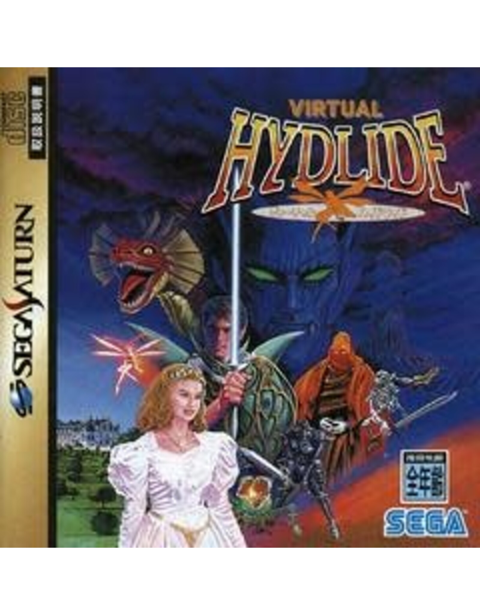 Sega Saturn Virtual Hydlide - JP Import (Used)
