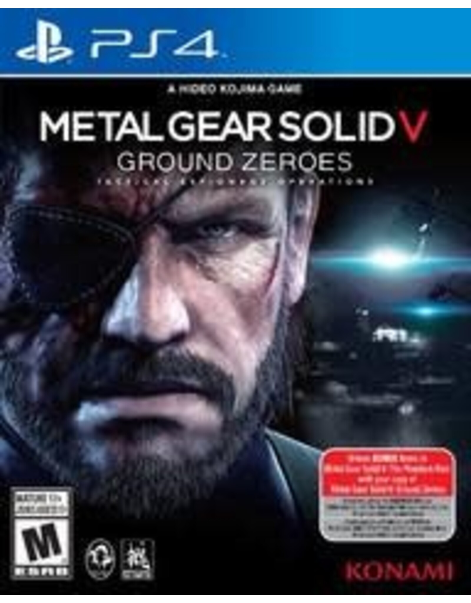 Playstation 4 Metal Gear Solid V: Ground Zeroes (Used)