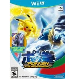 Wii U Pokken Tournament with Mewtwo Amiibo Card (Used)