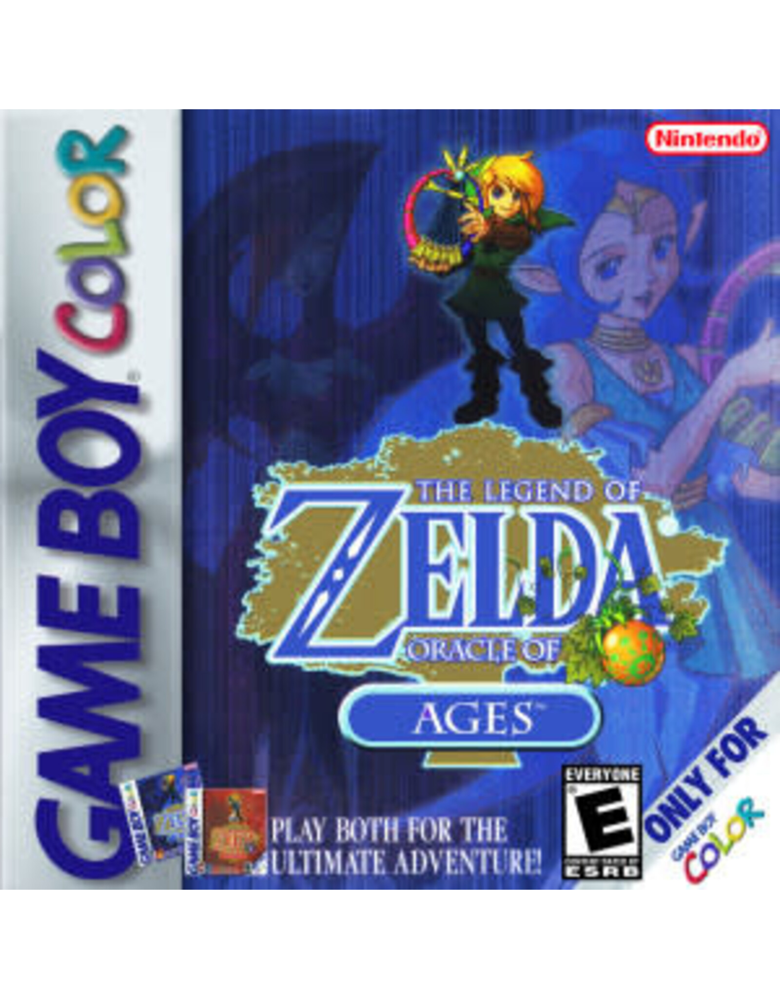 Game Boy Color Legend of Zelda Oracle of Ages (Used, Cart Only