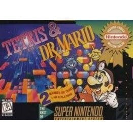 Super Nintendo Tetris and Dr. Mario - Player's Choice (Used, Cosmetic Damage)