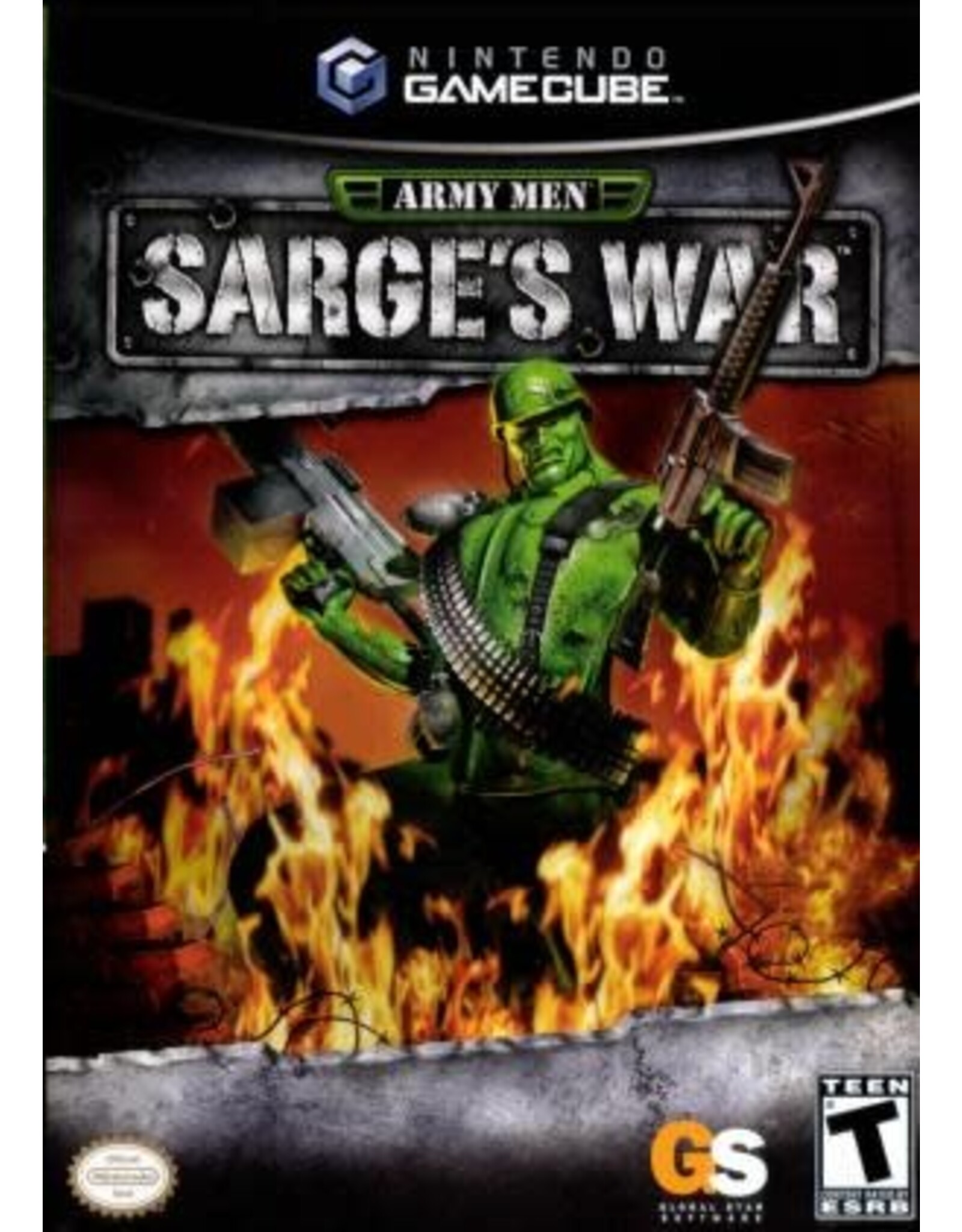 Gamecube Army Men Sarge's War (Used, No Manual, Cosmetic Damage)