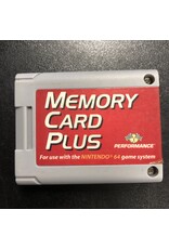 Nintendo 64 N64 Nintendo 64 Memory Card Plus - Performance (Used)