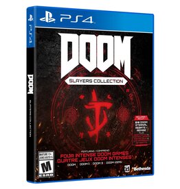 Playstation 4 Doom Slayers Collection - Doom 2016 Only; with Poster and Controller Skin (Used)