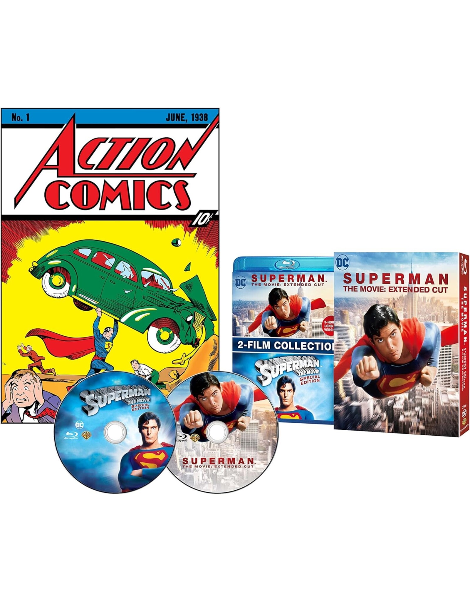 Cult & Cool Superman The Movie Extended Cut & Special Edition 2-Film Collection (Used)