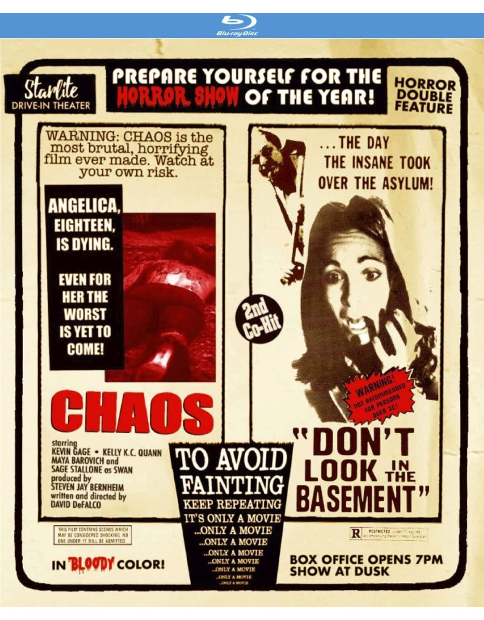Horror Chaos / Don't Look in the Basement Double Feature (Used)