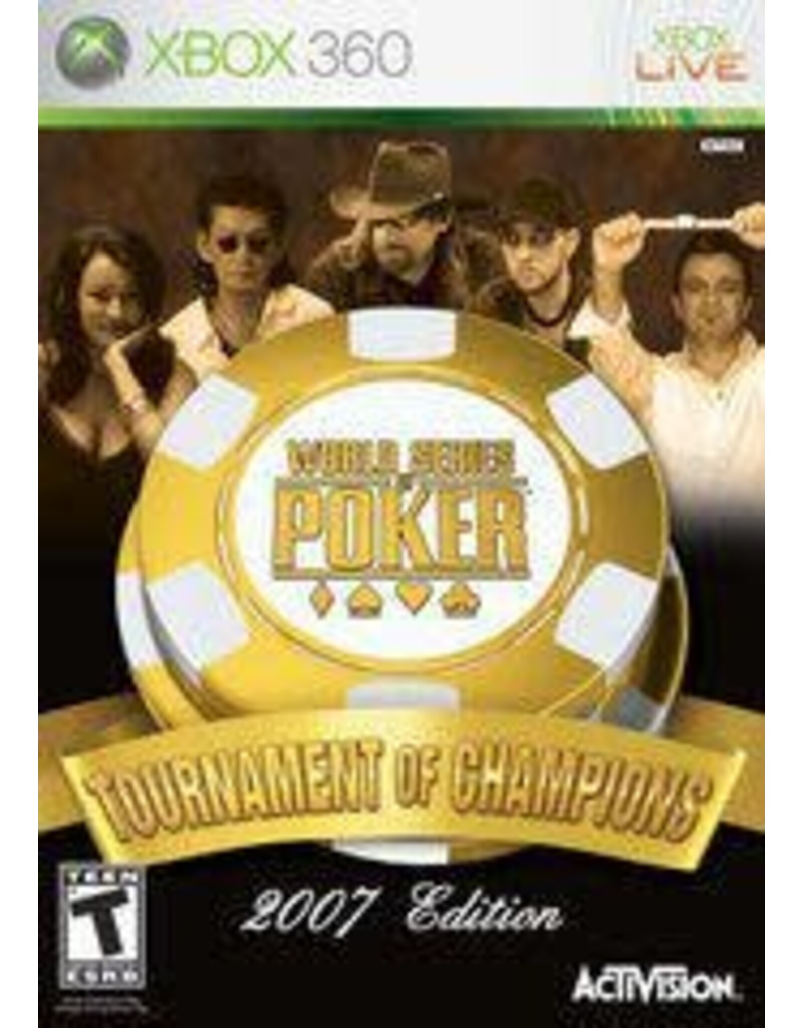 Xbox 360 World Series of Poker Tournament of Champions 2007 (Used, Cosmetic Damage)