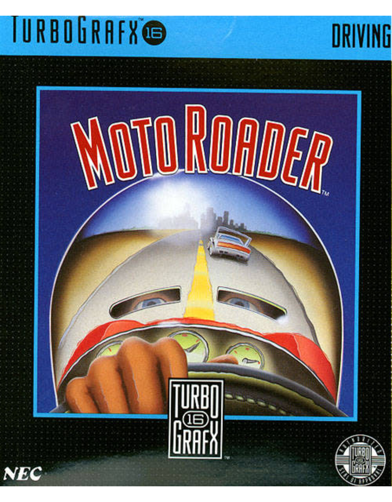 Turbografx 16 Moto Roader (Used, Cart Only, Cosmetic Damage)