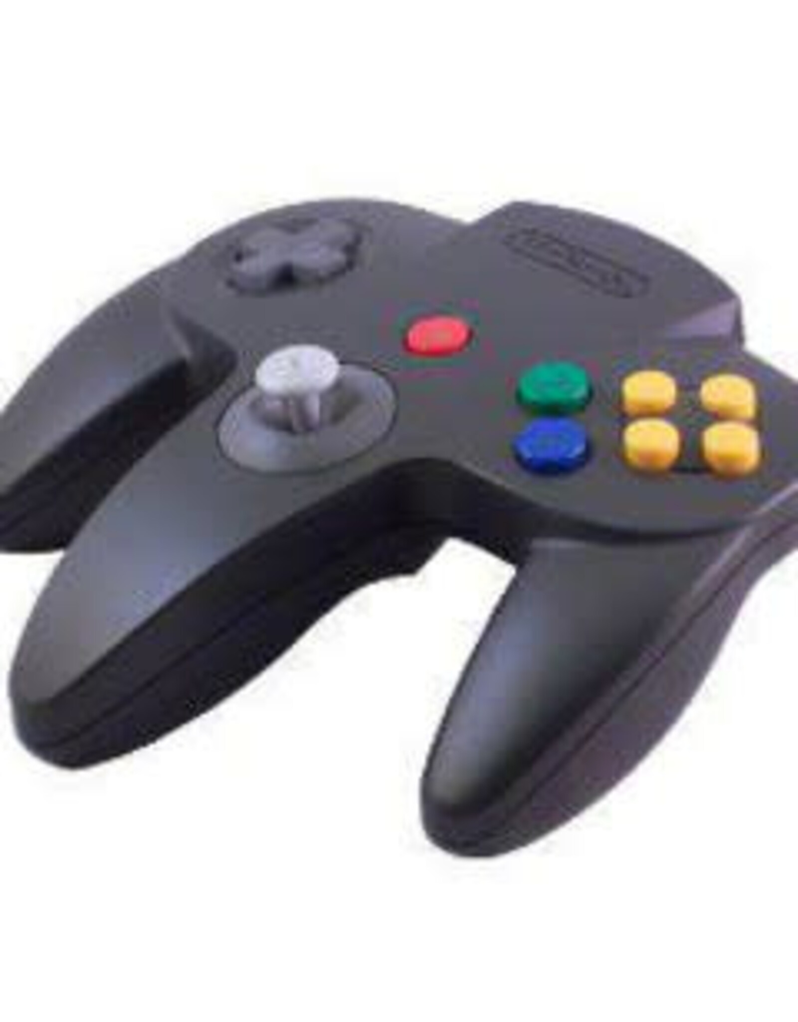 Nintendo 64 Nintendo 64 N64 Controller - Black with New Joystick (Used, Cosmetic Damage)