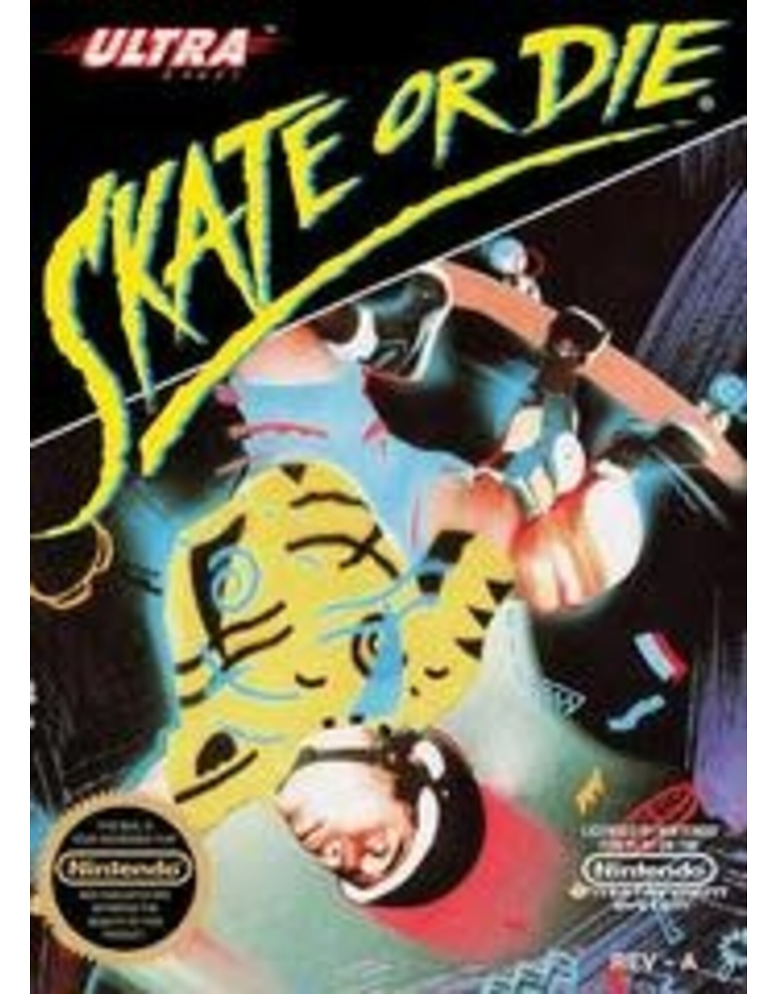 NES Skate or Die (Used, Cart Only, Cosmetic Damage)