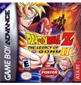 Game Boy Advance Dragon Ball Z Legacy of Goku II with Poster (Used)