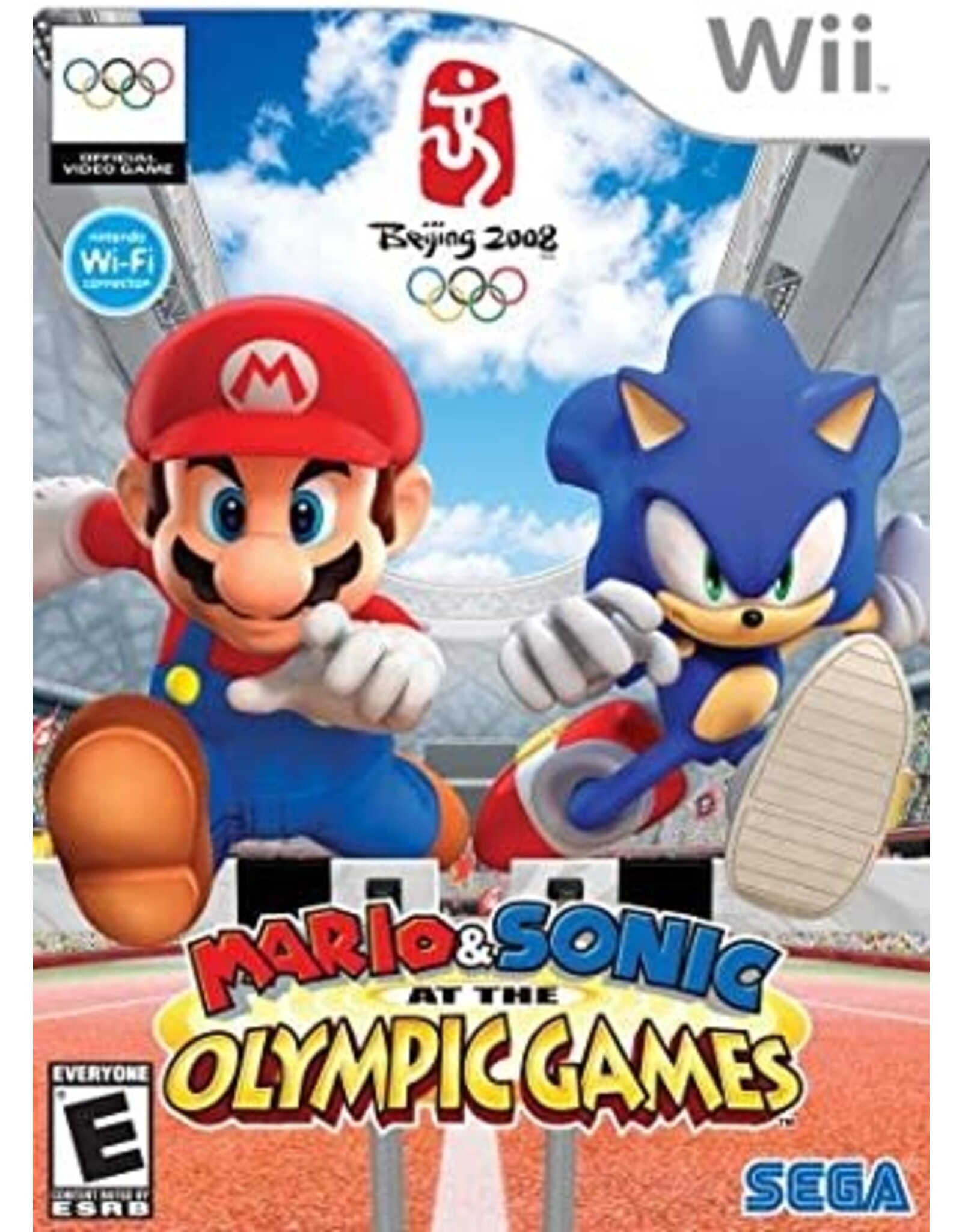 Wii Mario and Sonic at the Olympic Games (Used, No Manual)