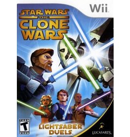 Wii Star Wars Clone Wars Lightsaber Duels (Used, Cosmetic Damage)