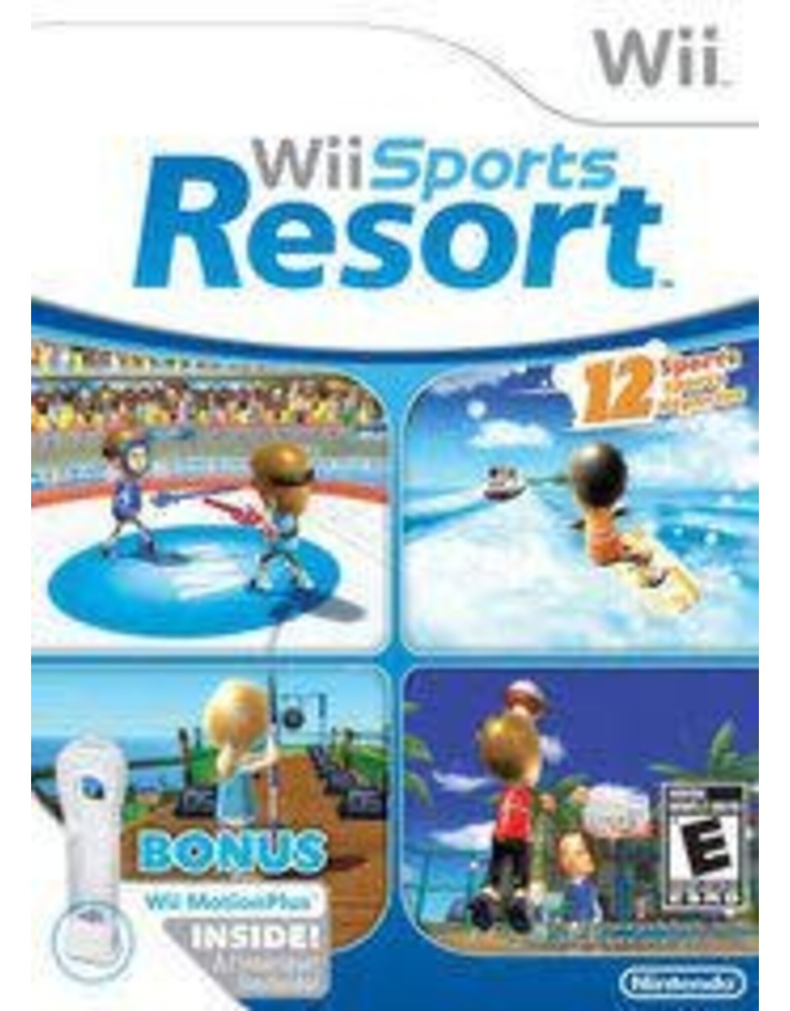 Wii Wii Sports Resort Wii MotionPlus Bundle - Missing Wii Remote Sleeve (Used)
