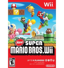 Wii New Super Mario Bros. Wii - Cardboard Sleeve (Used, No Manual)