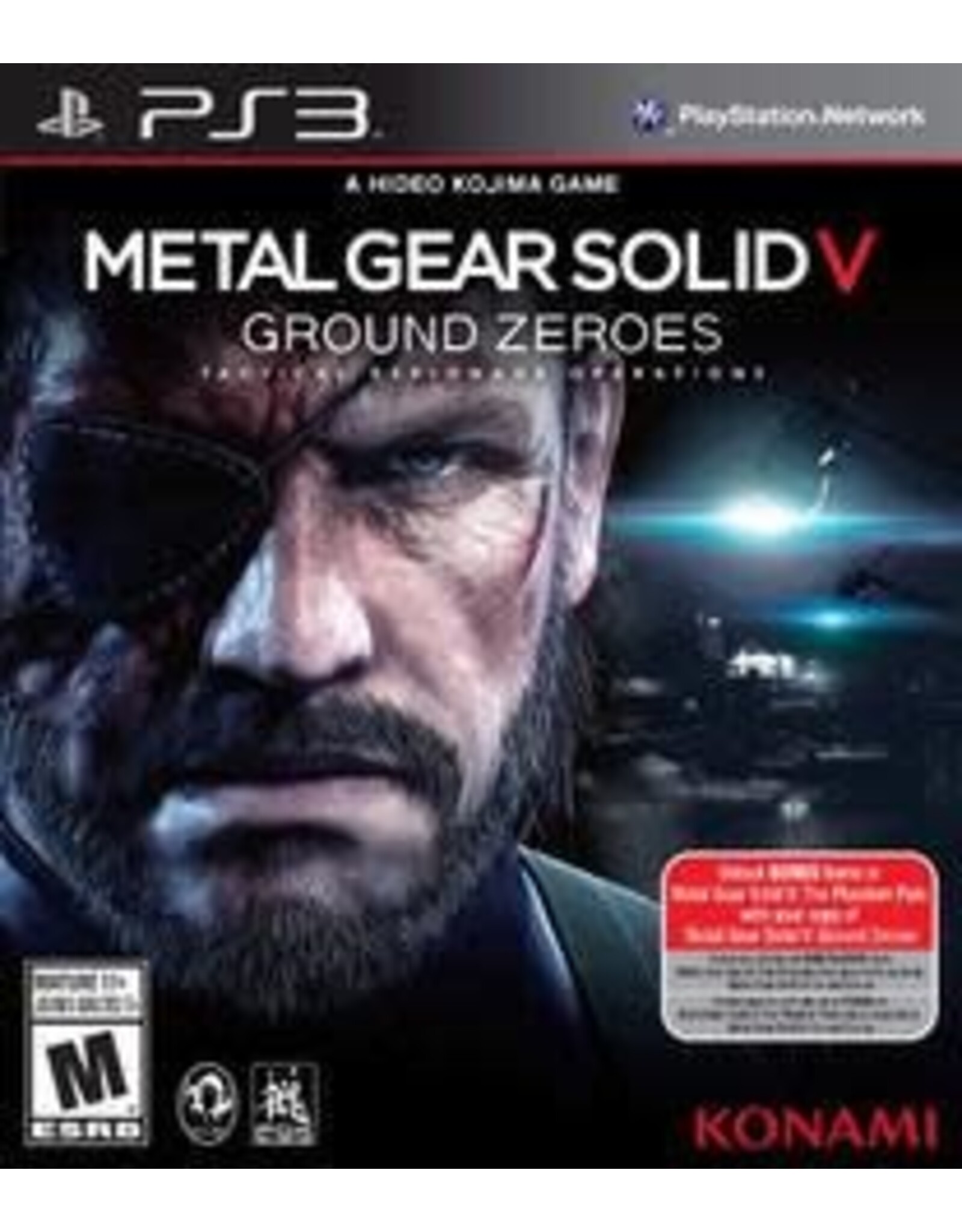 Playstation 3 Metal Gear Solid V: Ground Zeroes (Used, Cosmetic Damage)