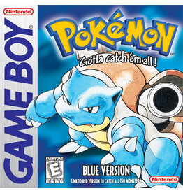 Game Boy Pokemon Blue - New Save Battery (Used, Cart Only, Cosmetic Damage)