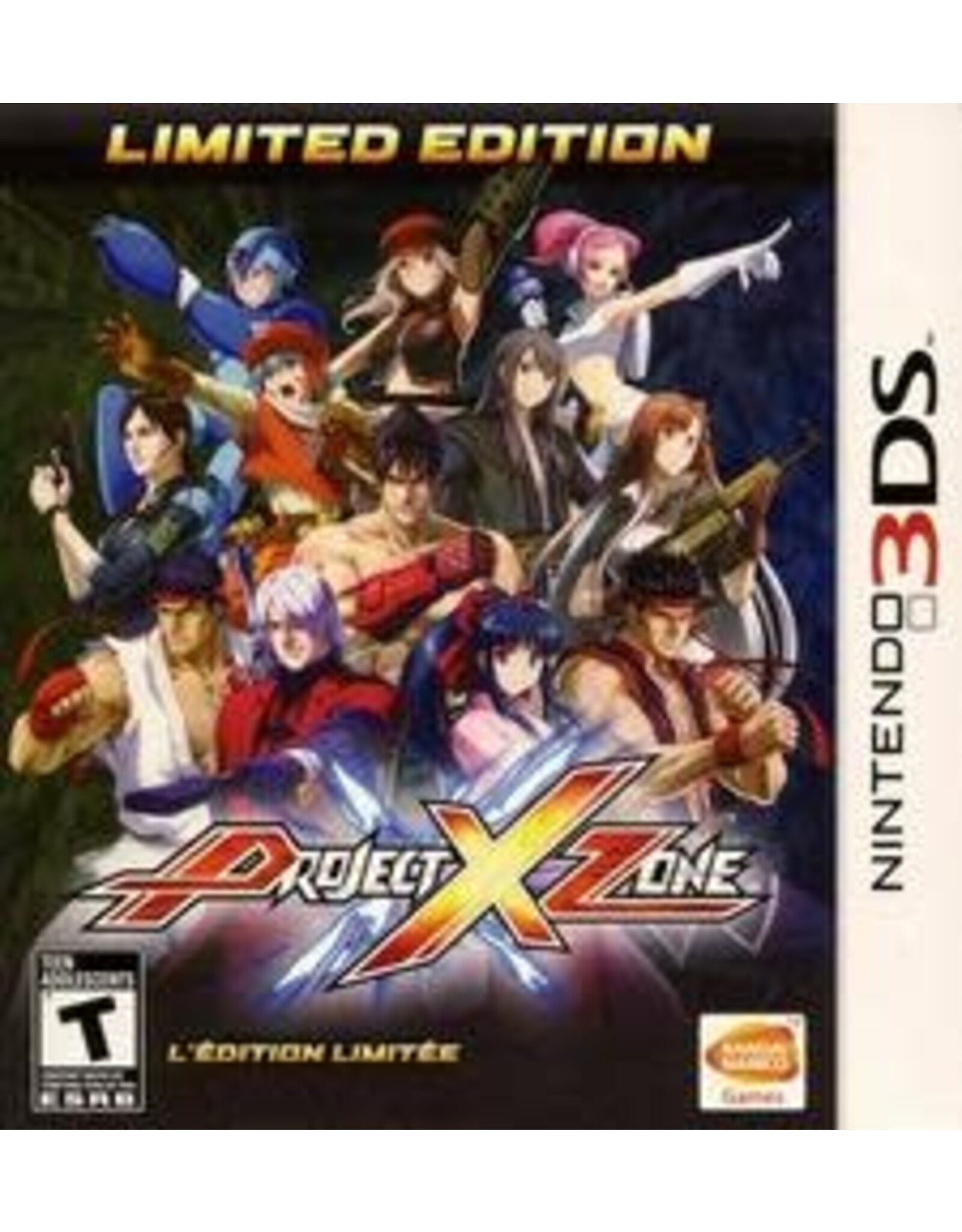 Nintendo 3DS Project X Zone: Limited Edition with Soundtrack and Poster (Used)