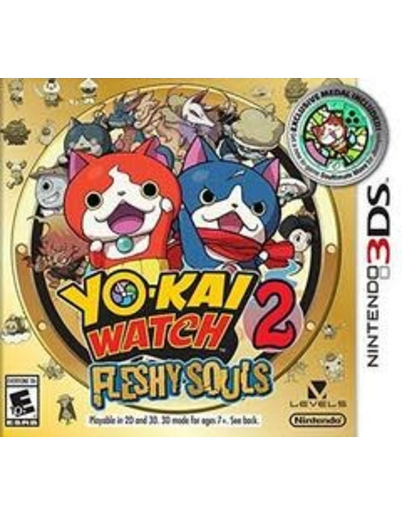 Nintendo 3DS Yo-Kai Watch 2 Fleshy Souls with Medal (Used)