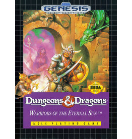 Sega Genesis Dungeons & Dragons: Warriors of the Eternal Sun (Used, Cart Only, Cosmetic Damage)