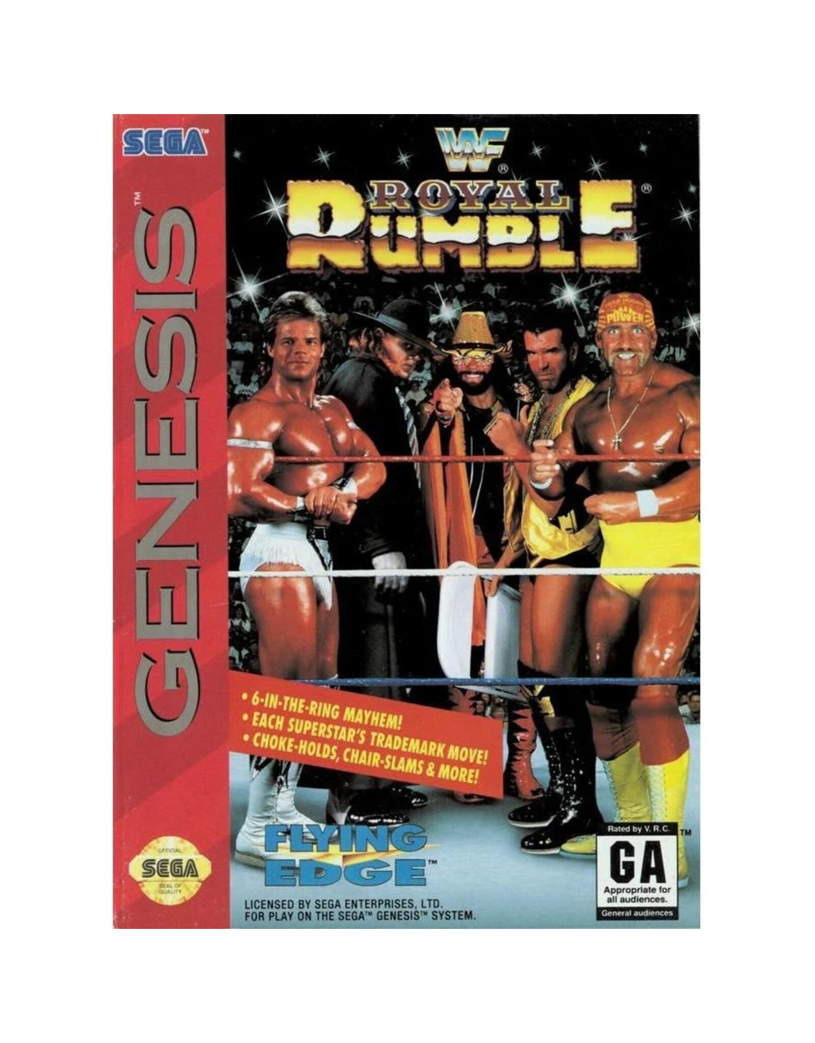 Sega Genesis WWF Royal Rumble (Used, Cart Only, Cosmetic Damage)