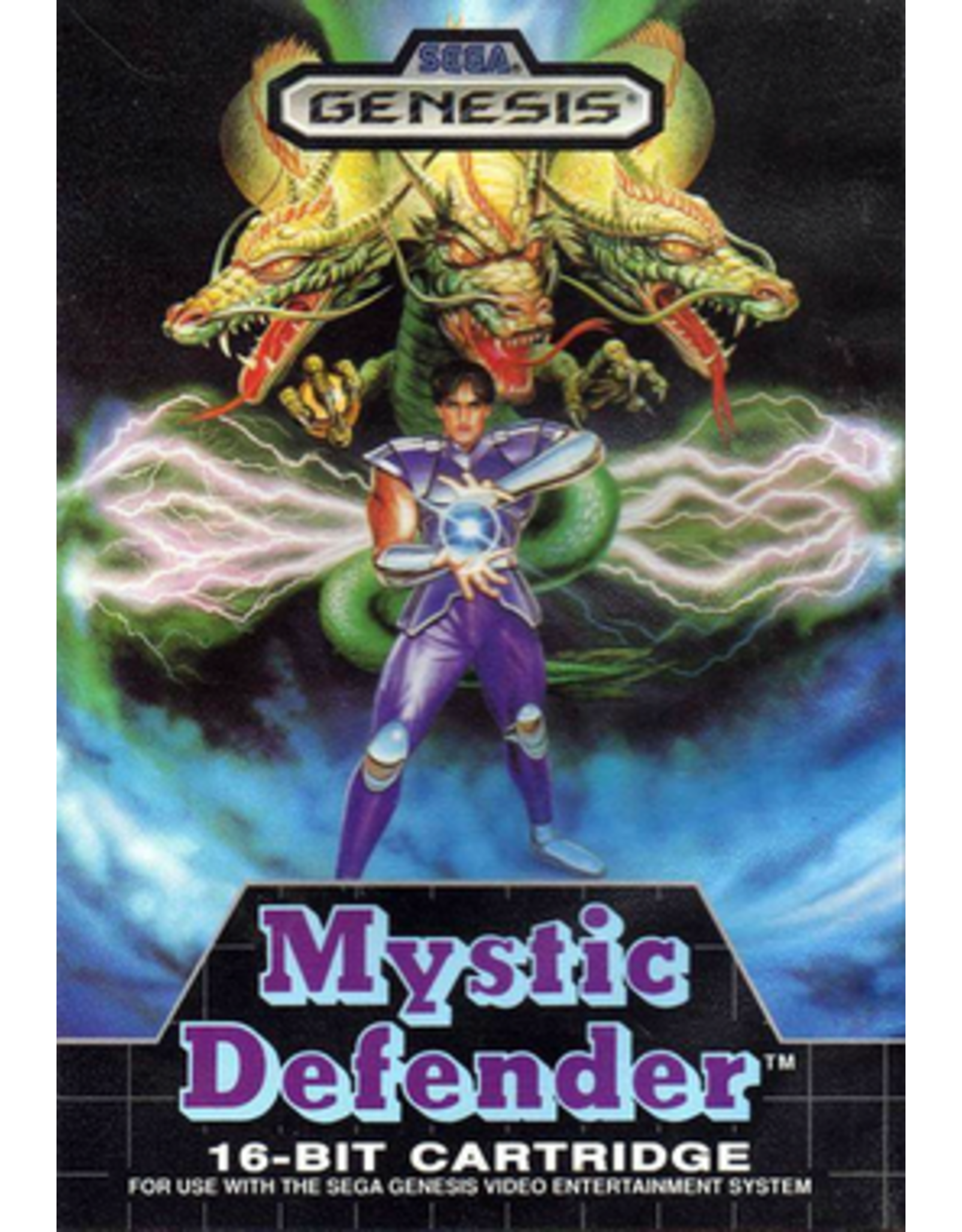 Sega Genesis Mystic Defender (Used, Cart Only, Cosmetic Damage)