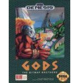Sega Genesis Gods (Used, Cart Only, Cosmetic Damage)