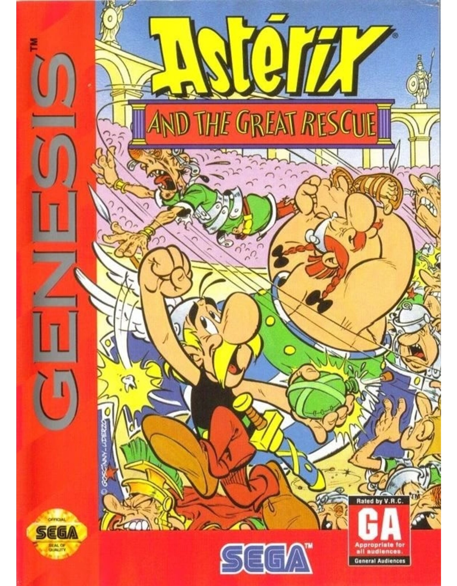 Sega Genesis Asterix and the Great Rescue (Boxed, No Manual)