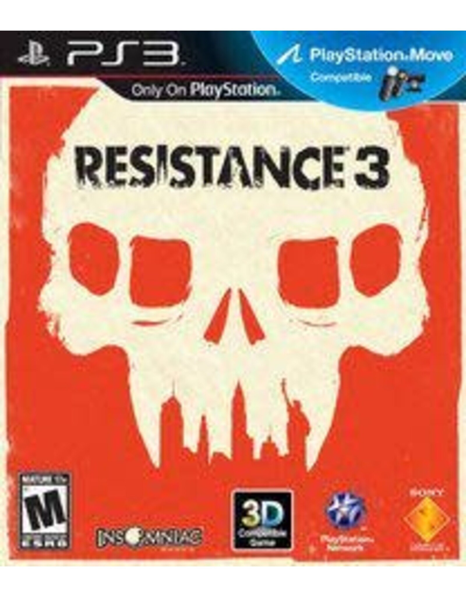 Playstation 3 Resistance 3 (Used, No Manual)