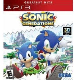 Playstation 3 Sonic Generations - Greatest Hits (Used, No Manual)