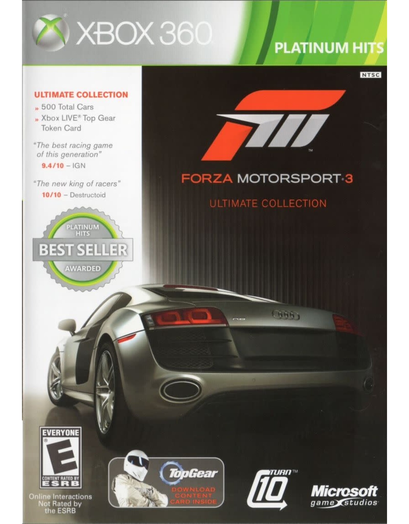 Xbox 360 Forza Motorsport 3 Ultimate Collection - Platinum Hits (Used)