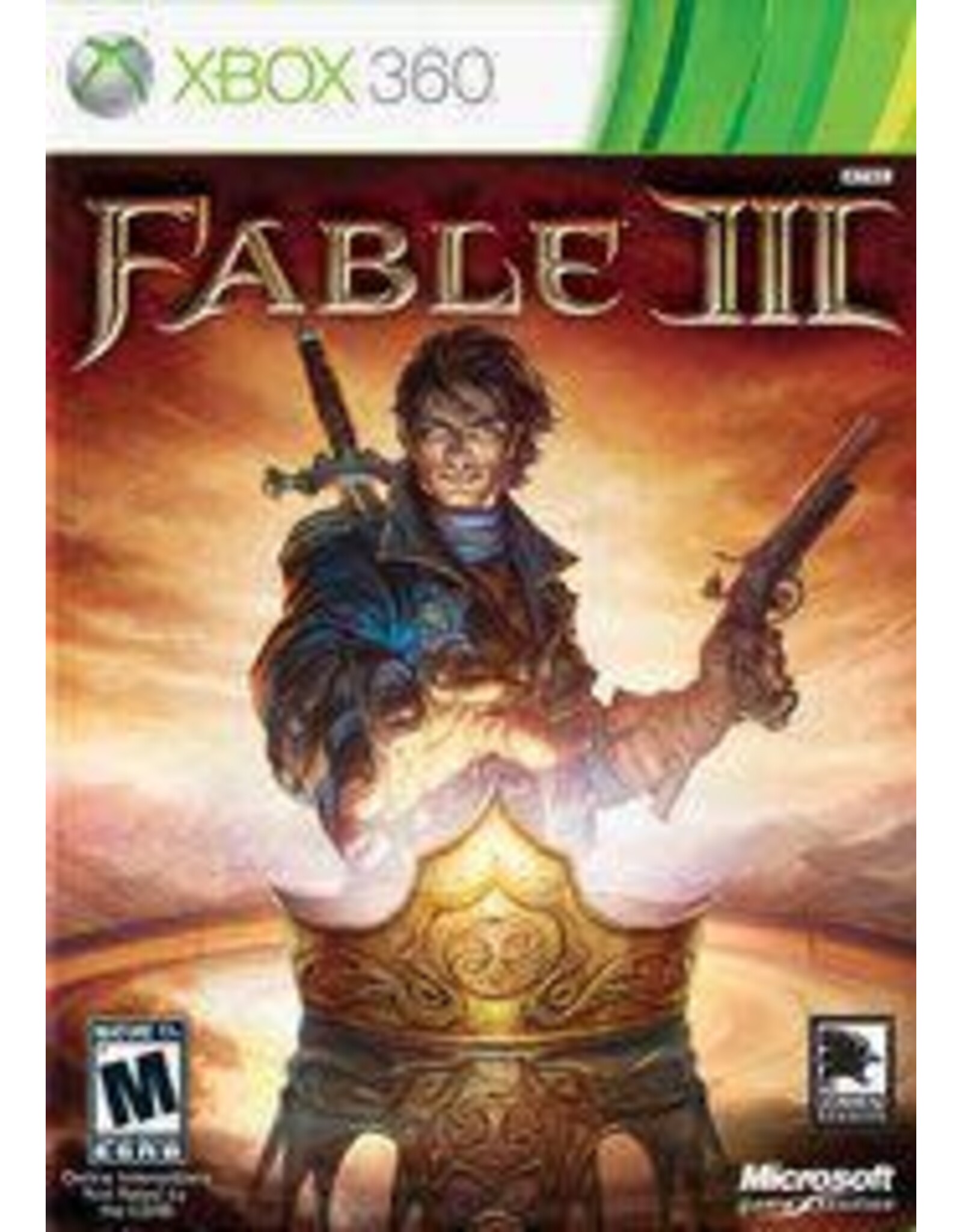Xbox 360 Fable III (Used, Cosmetic Damage)