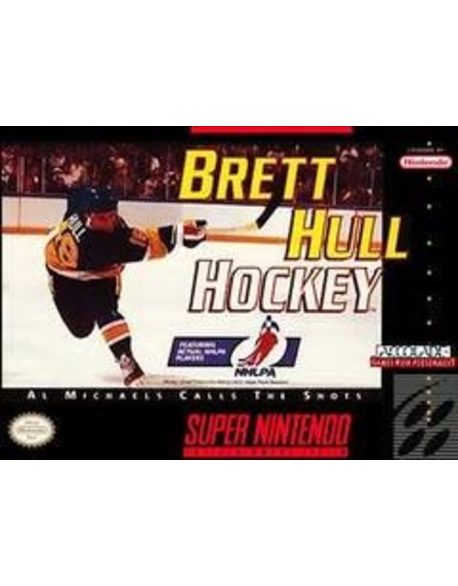 Super Nintendo Brett Hull Hockey (Used, Cart Only, Cosmetic Damage)