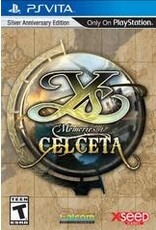 Playstation Vita Ys: Memories of Celceta Silver Anniversary Edition (Brand New)