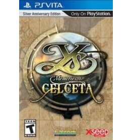 Playstation Vita Ys: Memories of Celceta Silver Anniversary Edition (Brand New)