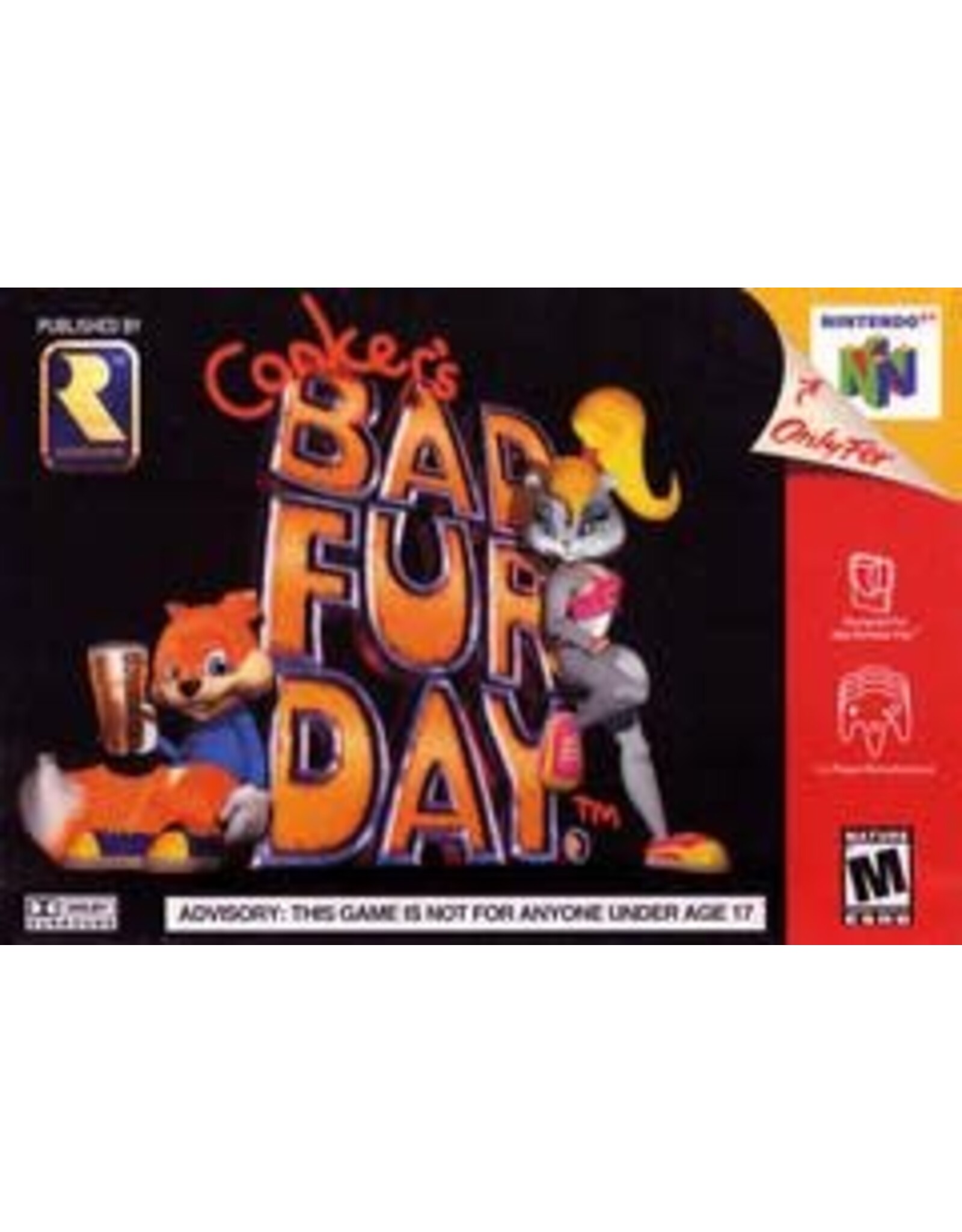 Nintendo 64 Conker's Bad Fur Day (Used, Cosmetic Damage)