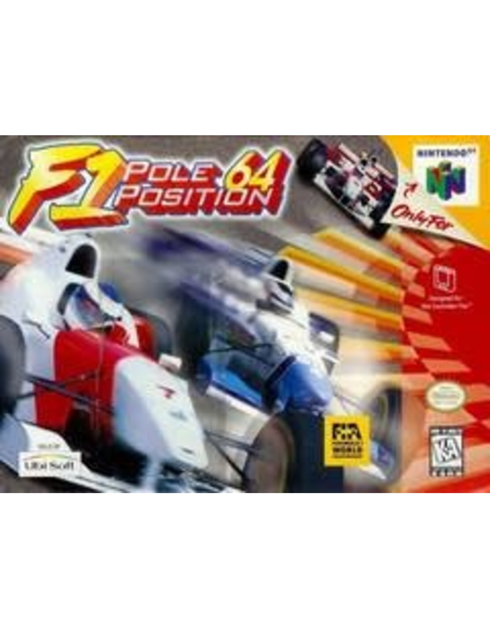 Nintendo 64 F1 Pole Position 64 (Used, Cart Only, Cosmetic Damage)