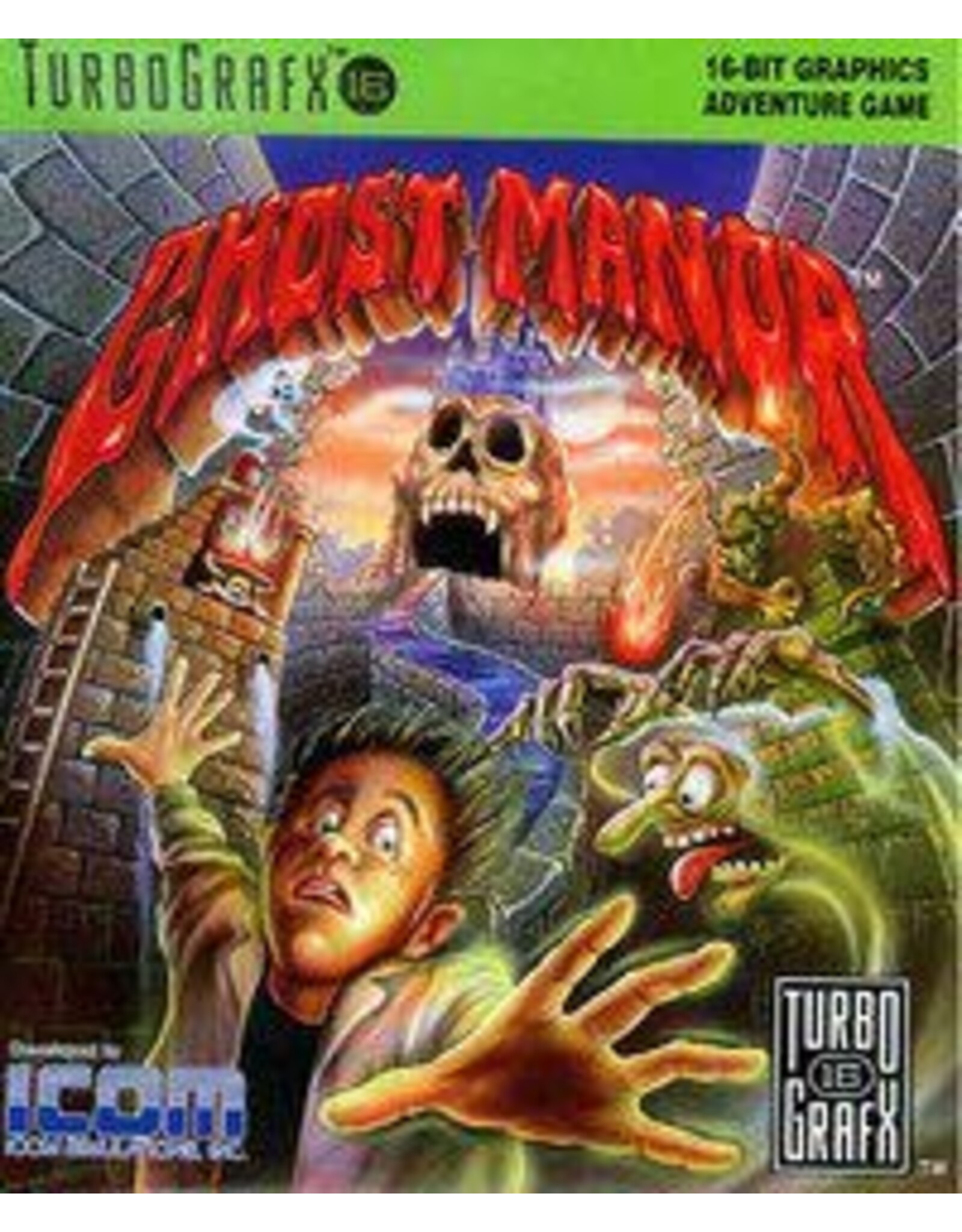 Turbografx 16 Ghost Manor (Used, Cart Only)