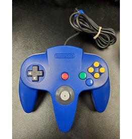 Nintendo 64 N64 Nintendo 64 Controller - Blue, OEM, New Joystick (Used)