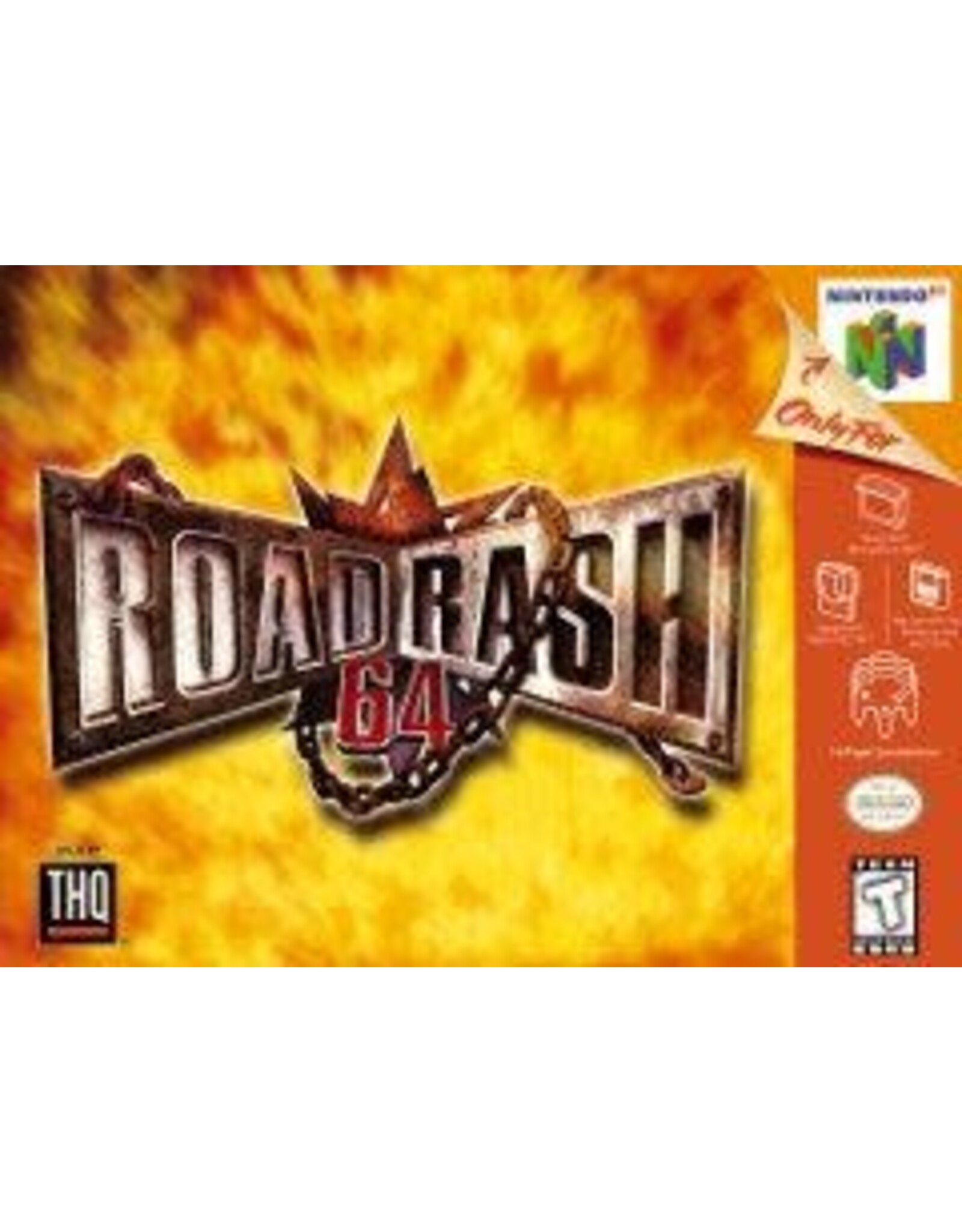 Nintendo 64 Road Rash 64 Black Cart (Used, Cart Only) Video Game Trader