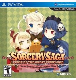 Playstation Vita Sorcery Saga: The Curse of the Great Curry God Limited Edition (Brand New)